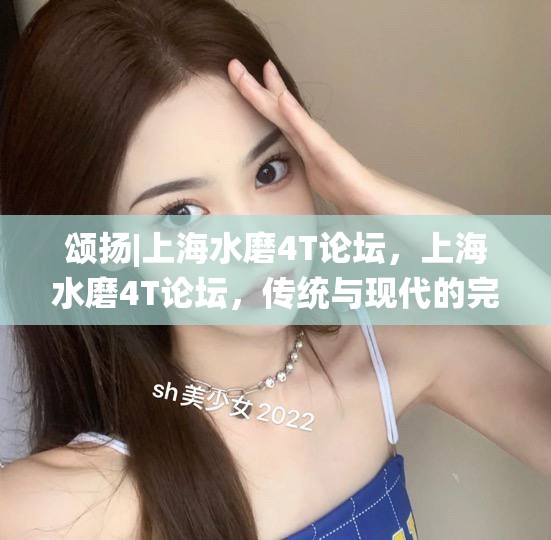 颂扬|上海水磨4T论坛，上海水磨4T论坛，传统与现代的完美交融