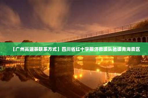 【广州高端茶联系方式】四川省红十字赈济救援队驰援青海震区