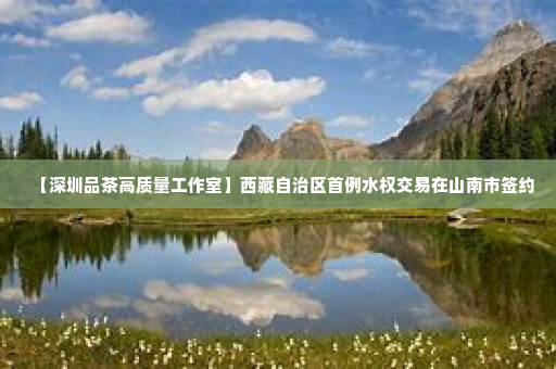 【深圳品茶高质量工作室】西藏自治区首例水权交易在山南市签约